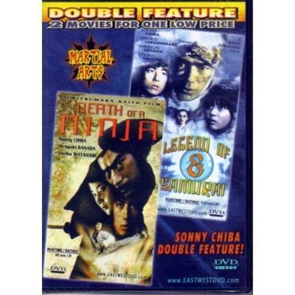Death of a Ninja / Legend of 8 Samurai Martial Arts DVD Double Feature Set - Picture 1 of 2
